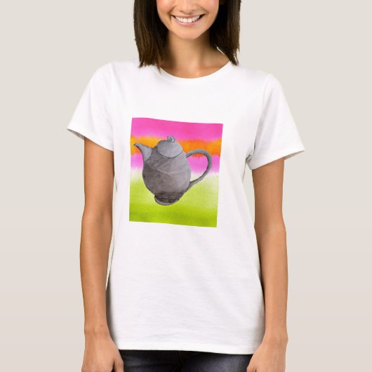 T-shirt Rainbow Teapot partie thé (Devant)