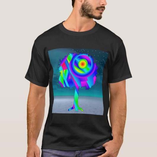 T-shirt Rainbow Tree (Devant)
