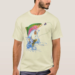 T-shirt Rainbow Trout Fly