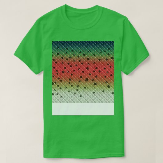 T-shirt Rainbow Trout Graphisme Art Pêche originale (Design devant)