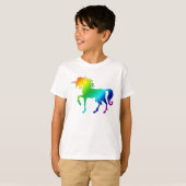 T-shirt Rainbow Unicorn Kids Tee (Devant entier)