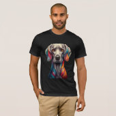 T-shirt Rainbow Weimaraner (Devant entier)
