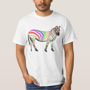 T-shirt Rainbow Zebra