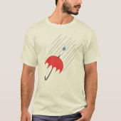 T-shirt Raindrop sur ma tête (Devant)