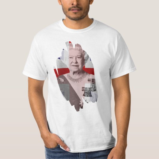 T-shirt Rainha Elizabeth (Devant)