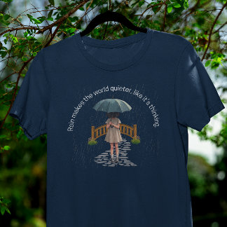 T-shirt Rainy Day Little Girl