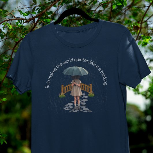 T-shirt Rainy Day Little Girl