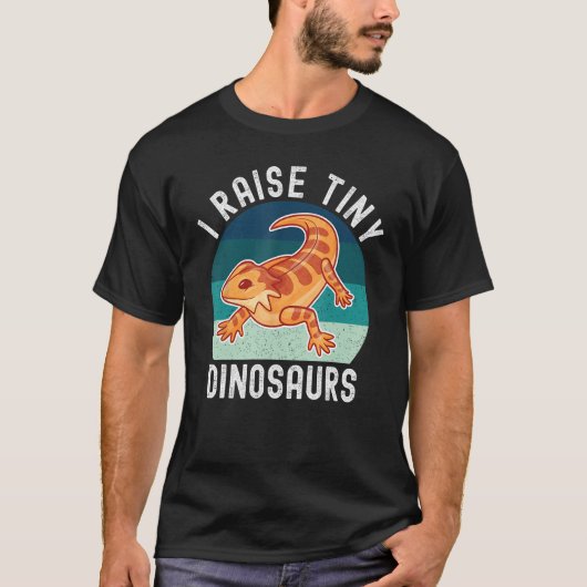 T-shirt Raise Tiny Dinosaur Cute Bearded Dragon Reptile Li (Devant)