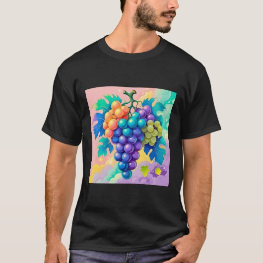 T-shirt Raisins colorés (Devant)