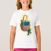 T-shirt Raisins Dans Un Panier (Devant)