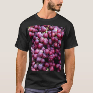 T-shirt Raisins de vin rouge : Arrière - plan Luscious.