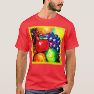 T-shirt Raisins, Lime, Orange, Fruits de pomme. Commandez