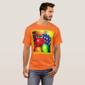T-shirt Raisins, Lime, Orange, Fruits de pomme. Commandez  (Devant entier)