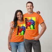 T-shirt Raisins, Lime, Orange, Fruits de pomme. Commandez  (Unisexe)