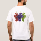 T-shirt Raisins vert rouge et violet (Dos)