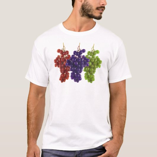 T-shirt Raisins vert rouge et violet (Devant)