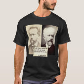 T-shirt Raison de Tchaikovsky de devenir fou chemise d'âge (Devant)