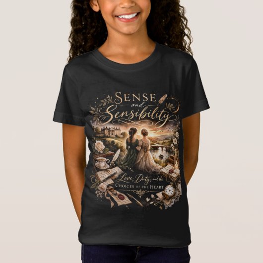 T-Shirt Raison et Sensibilité (Devant)