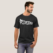 T-shirt Raison (texte blanc) (Devant entier)