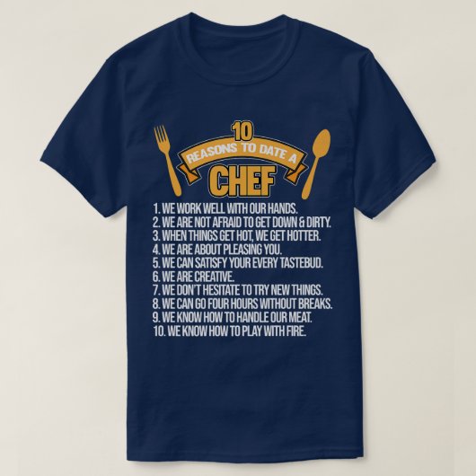 T-shirt Raisons À Ce Jour Chef Cuisinier Cuisine Cuisine C (Design devant)