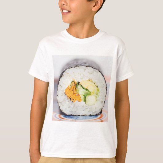 T-shirt Râle de sushi Poisson et riz (Devant)