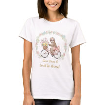 Ralentissez et respirez les fleurs - Tee-shirt fem
