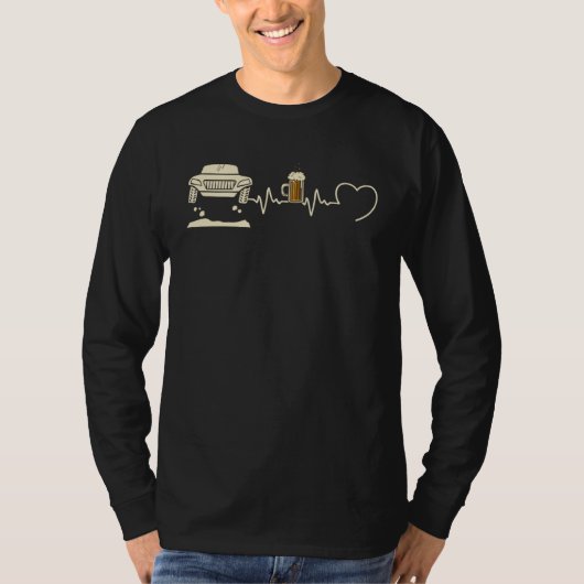 T-shirt Rally Man Humour Heart Beat  Idea Aperitif (Devant)