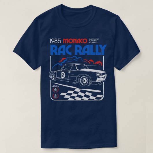 T-SHIRT RALLY MONACO (Design devant)
