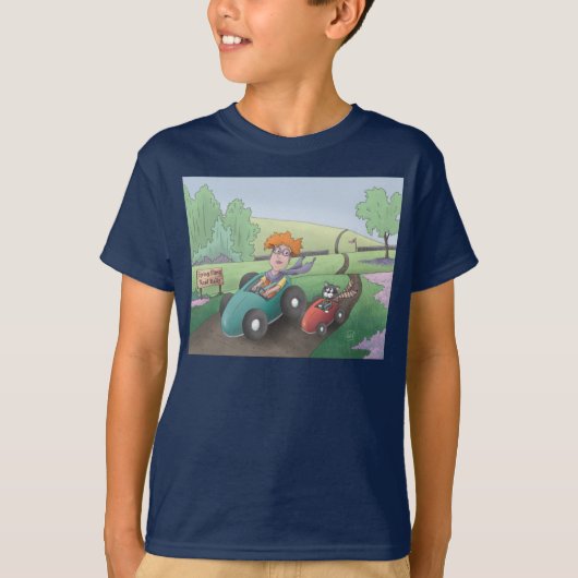 T-Shirt Rallye Cat Lady Road (Devant)