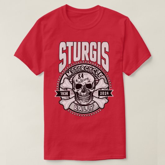 T-shirt Rallye de moto Sturgis 2024 1 (Design devant)