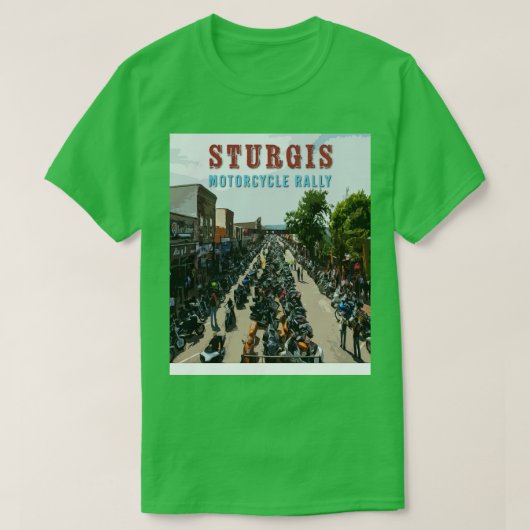 T-shirt Rallye moto Sturgis 2 (Design devant)