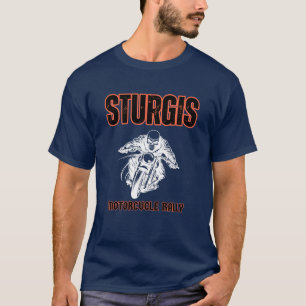 T-SHIRT RALLYE MOTOCYCLISTE DE STURGIS, RALLYE MOTOCYCLIST