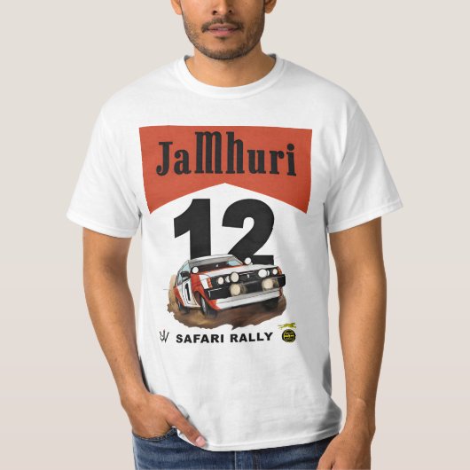 T-shirt rallye safari, st185 (Devant)