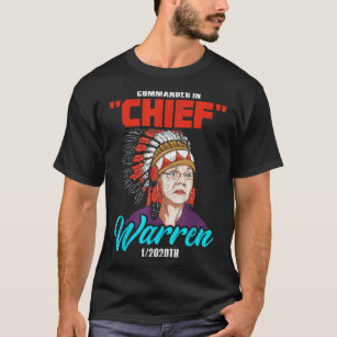 T-shirt Rallye TRUMP Gear Anti Elizabeth Warren Pocahontas