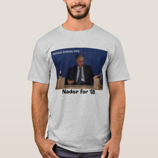 T-shirt Ralph, Nader pour '08 (Devant)
