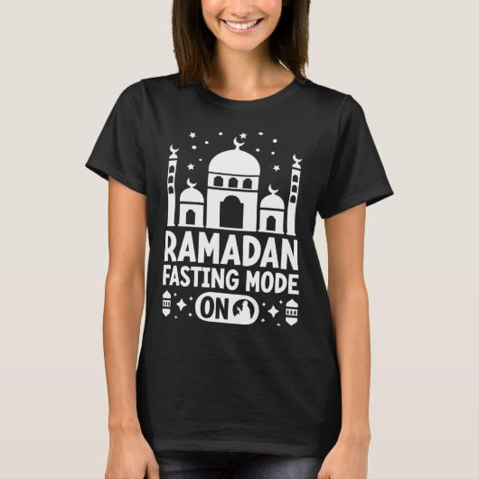 T-shirt Ramadan Fasting Mode On Allah Religion Koran Islam (Devant)