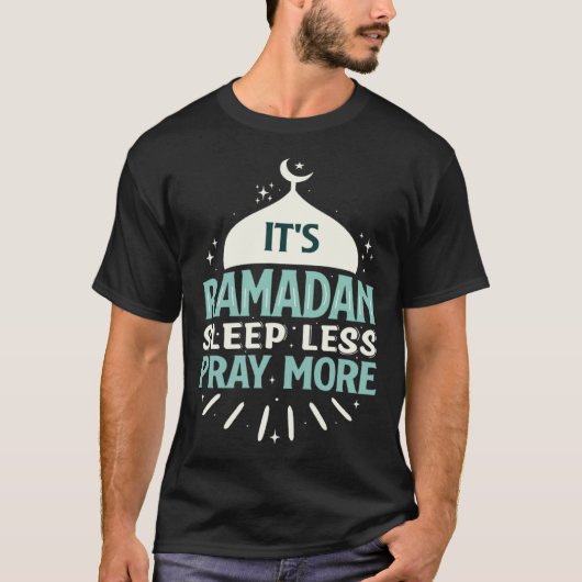 T-shirt Ramadan Kareem Fasting  For Muslim Islamic  Idea (Devant)