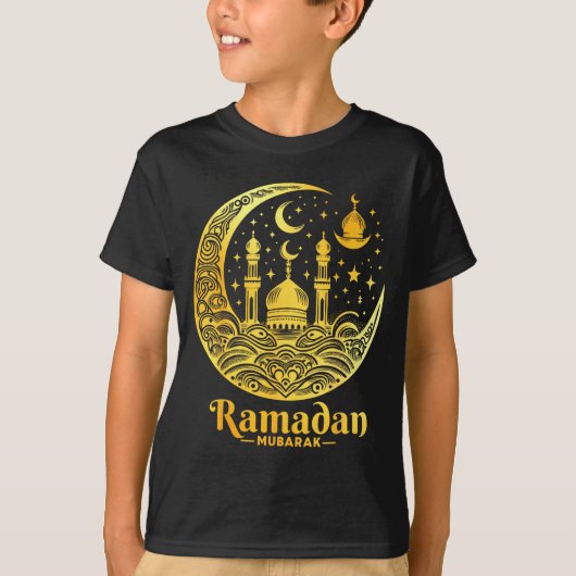 T-shirt Ramadan Kareem Happy Fasting Ramadan Mubarak Islam (Devant)