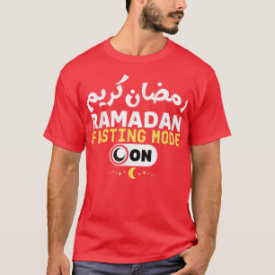 T-shirt Ramadan Karim mode de jeûne tendance sur le Ramada