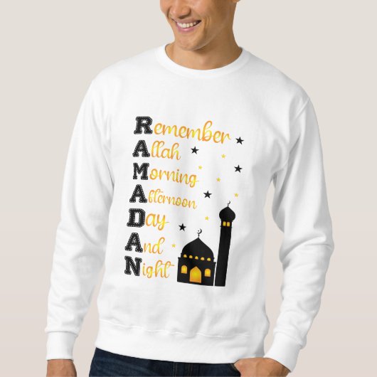 T-Shirt- RAMADAN Long Sleeve Shirt (Voorkant)