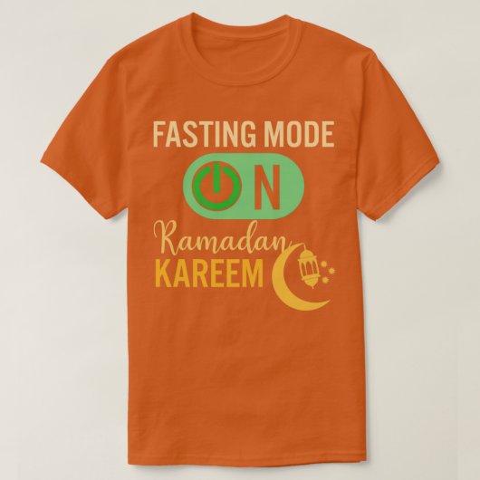 T-shirt Ramadan Mode Jeûne Sur Happy Ramadan Musulmans H (Design devant)