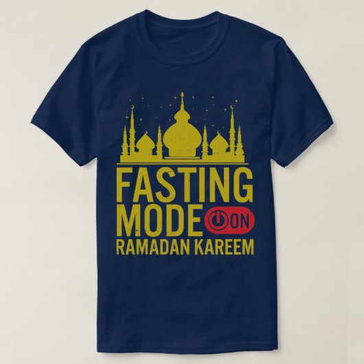 T-shirt Ramadan Mode Jeûne Sur Happy Ramadan Musulmans H (Design devant)