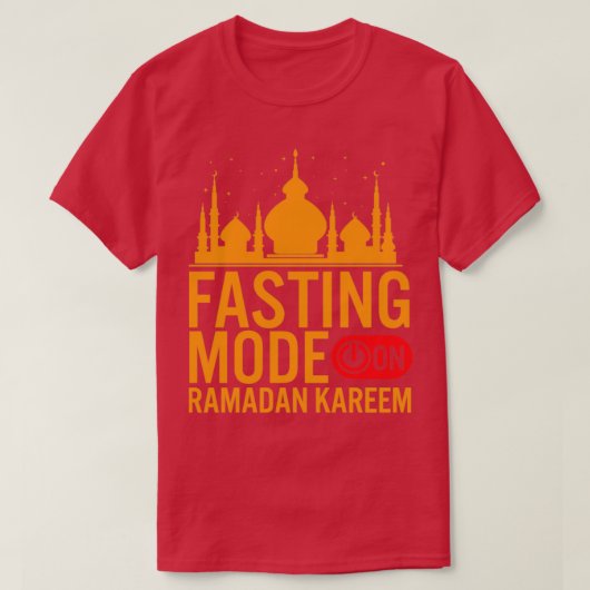 T-shirt Ramadan Mode Jeûne Sur Happy Ramadan Musulmans H (Design devant)