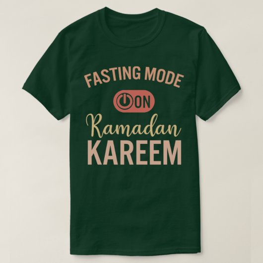 T-shirt Ramadan Mode Jeûne Sur Happy Ramadan Musulmans H (Design devant)