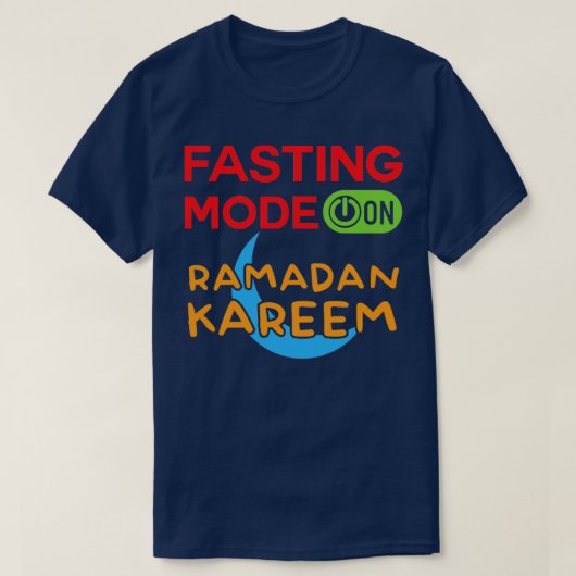 T-shirt Ramadan Mode Jeûne Sur Happy Ramadan Musulmans H (Design devant)