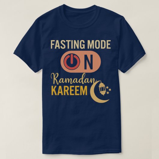 T-shirt Ramadan Mode Jeûne Sur Happy Ramadan Musulmans H (Design devant)