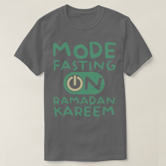 T-shirt Ramadan Mode Jeûne Sur Happy Ramadan Musulmans H (Design devant)