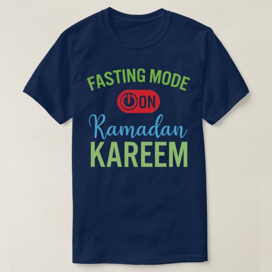 T-shirt Ramadan Mode Jeûne Sur Happy Ramadan Musulmans H (Design devant)