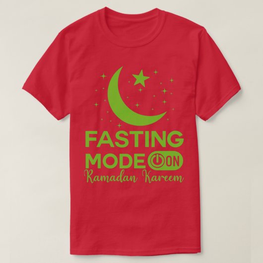 T-shirt Ramadan Mode Jeûne Sur Happy Ramadan Musulmans H (Design devant)