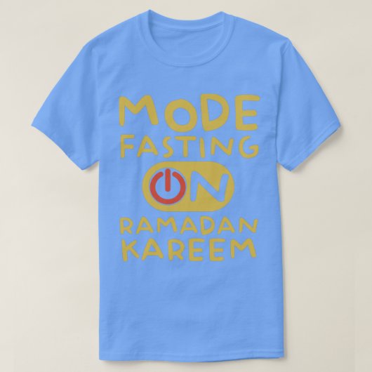 T-shirt Ramadan Mode Jeûne Sur Happy Ramadan Musulmans H (Design devant)